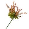 Artificial Flower with Green Leaves Long Stem Plastic Fake Flower UV-Resistant Home Office Party Indoor Outdoor Faux Plants Decor