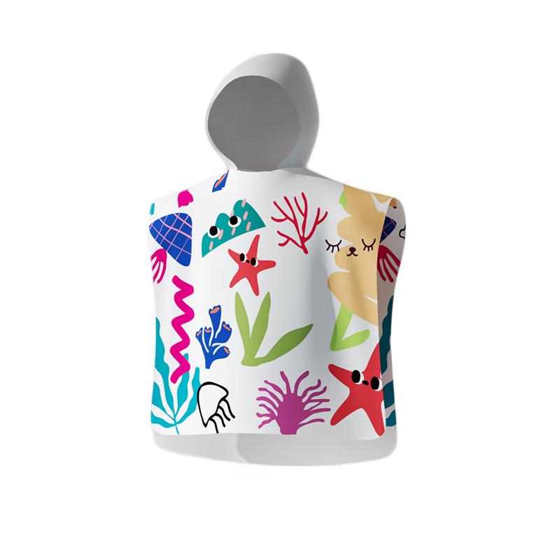 Keep Kids Quick-Dry Swimming Robe & Beach Towel