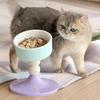 Elevated Cats Food Dish Adjusting Angled Ceramic Pet Bowl AntiSlip Design Food Feeders Bowl For Small Breeds Cats Indoor