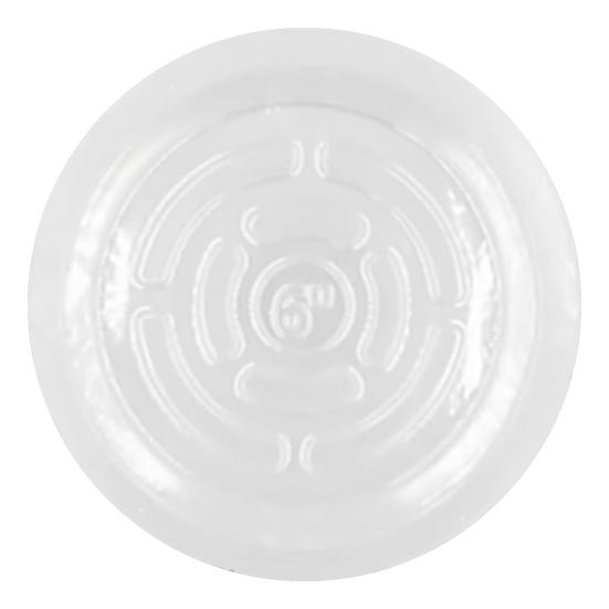 10Pcs Transparent Plastic Plant Saucers Drip Trays Round Shape Not Easily Deformed Clear Indoor Planter Pot Plate Dish