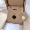 Hexagonal Shell Minimalist Furnace Real Gold Necklace Female Collarbone Chain Accessories