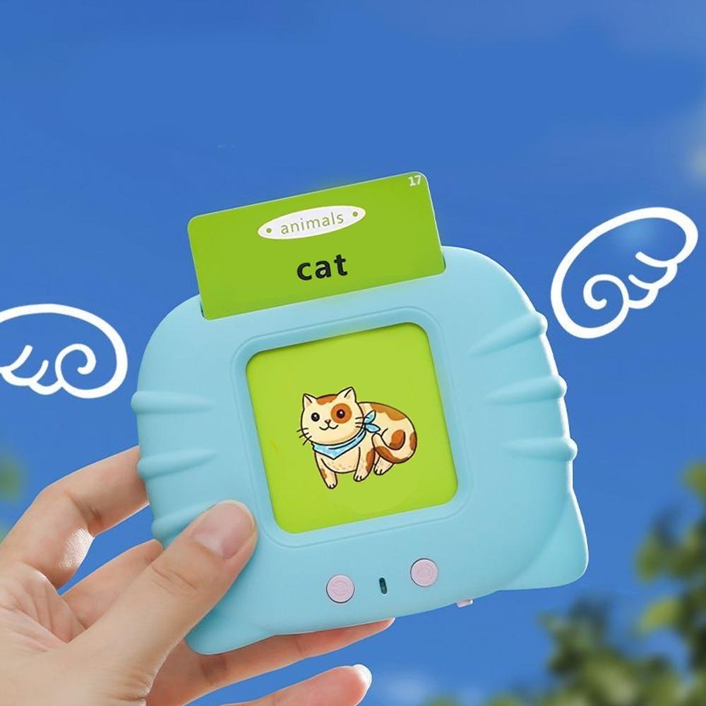 Vroege educatie Flashcard Leerspeelgoed Sprekende Flashcards voor kinderen Kleuterschool Engels Elektronische audioboekmachine Cadeau