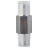 Durable 304 Stainless Steel One-way Valve 1/4 Inch NPT Silver Backflow Valve Male To Male Thread Non-Return Valve Oil Water Gas