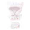 Niannyyhouse Hoodie and Pants Milk Bear Suit, 10cm-15cm, 20cm, 40cm, Plush Clothes, Cotton Doll, Dress-Up Accessories (20cm)