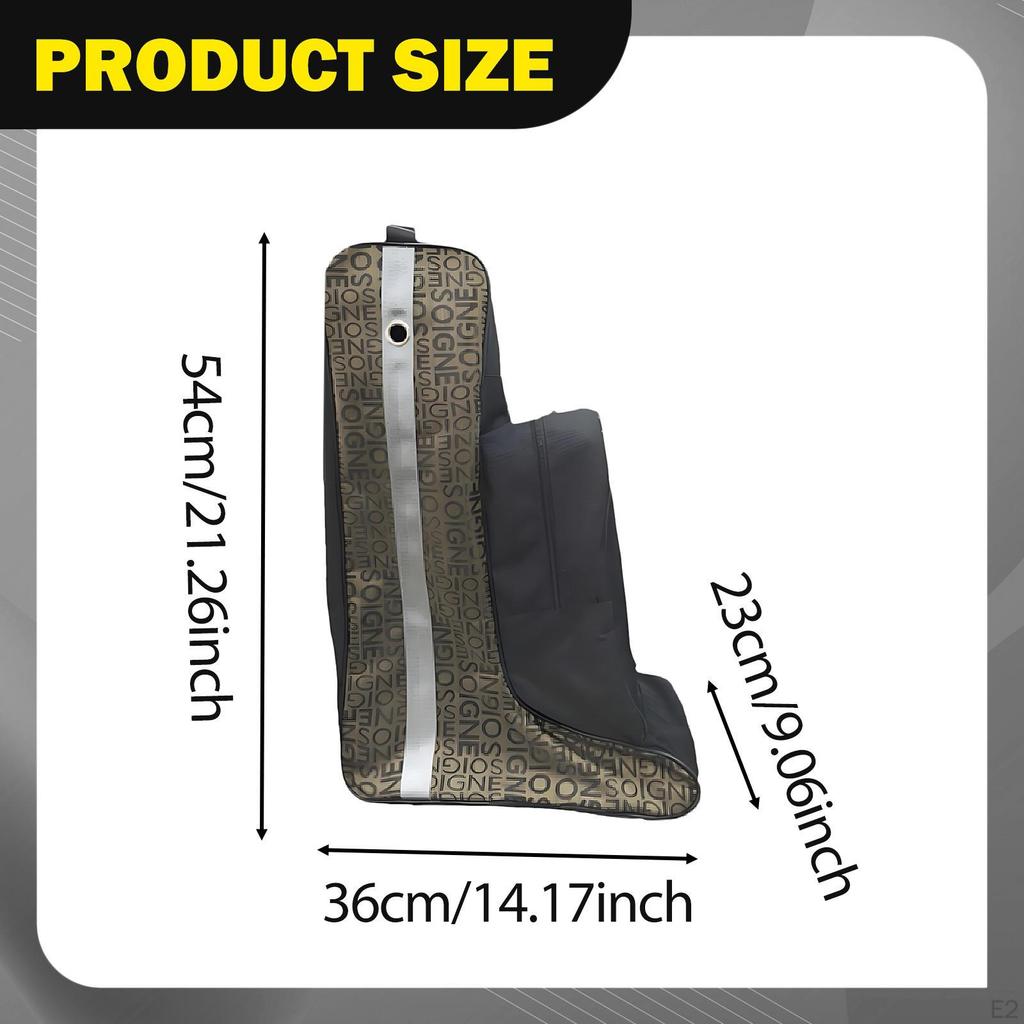 Equestrian Boot Travel Equipment with Top Handle Portable Sports for Cowboy Horse Riding Boots Bag