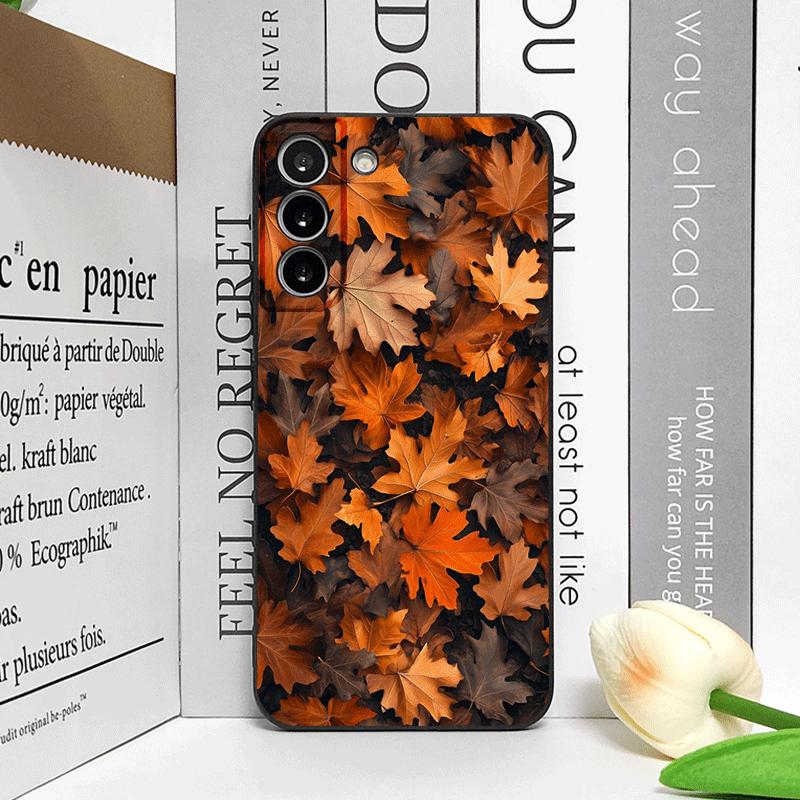 Hand-Painted Autumn Maple Leaf Phone Case for Motorola Moto Edge 50 Fusion 40 30 Neo G34 E14 G75 G85 G54 Pro 5G Soft Cover Art