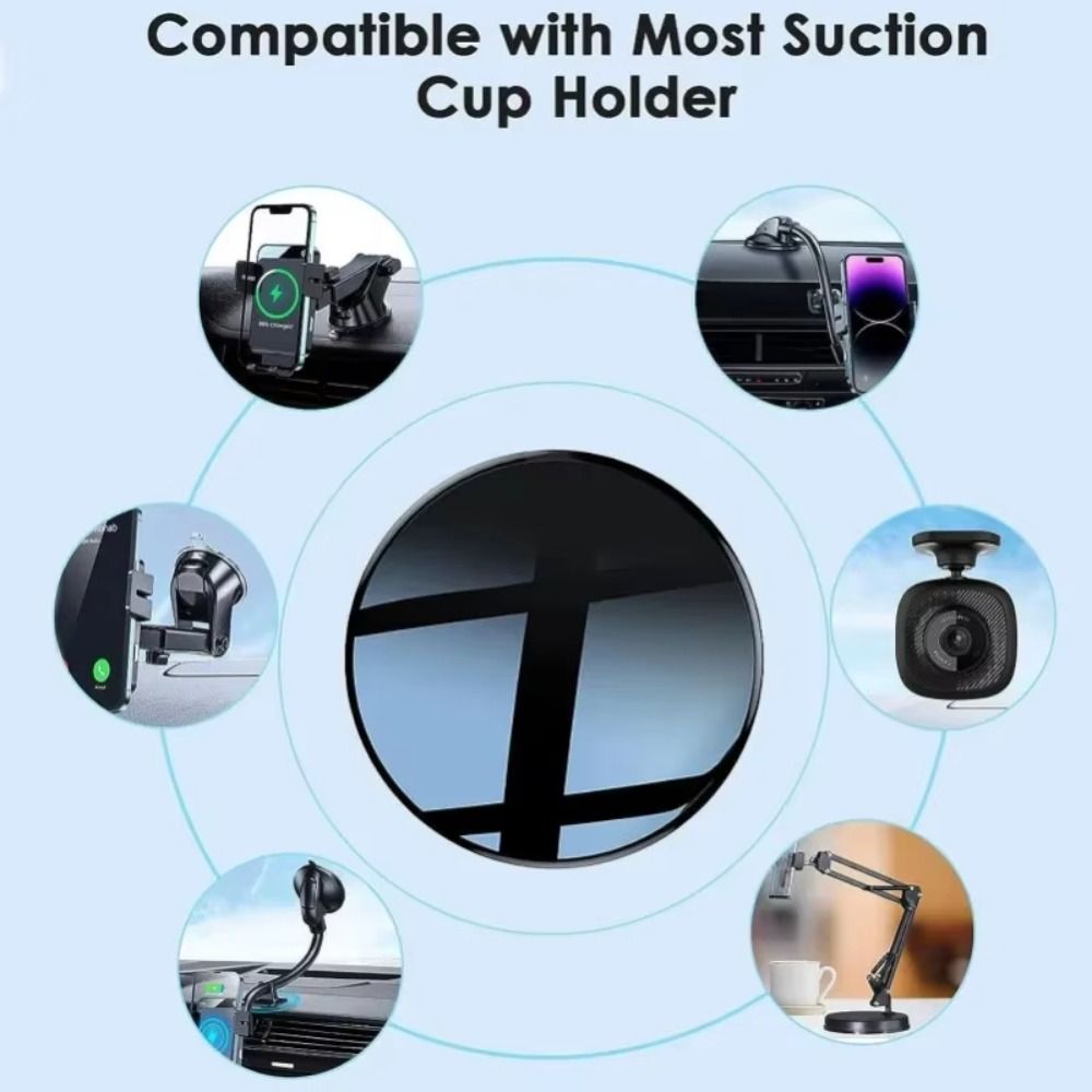 2PCS Disc Pad Base Mobile Phone Sticker Sticker Disc Adhesive Sticker Holder Camera Mount Car Use