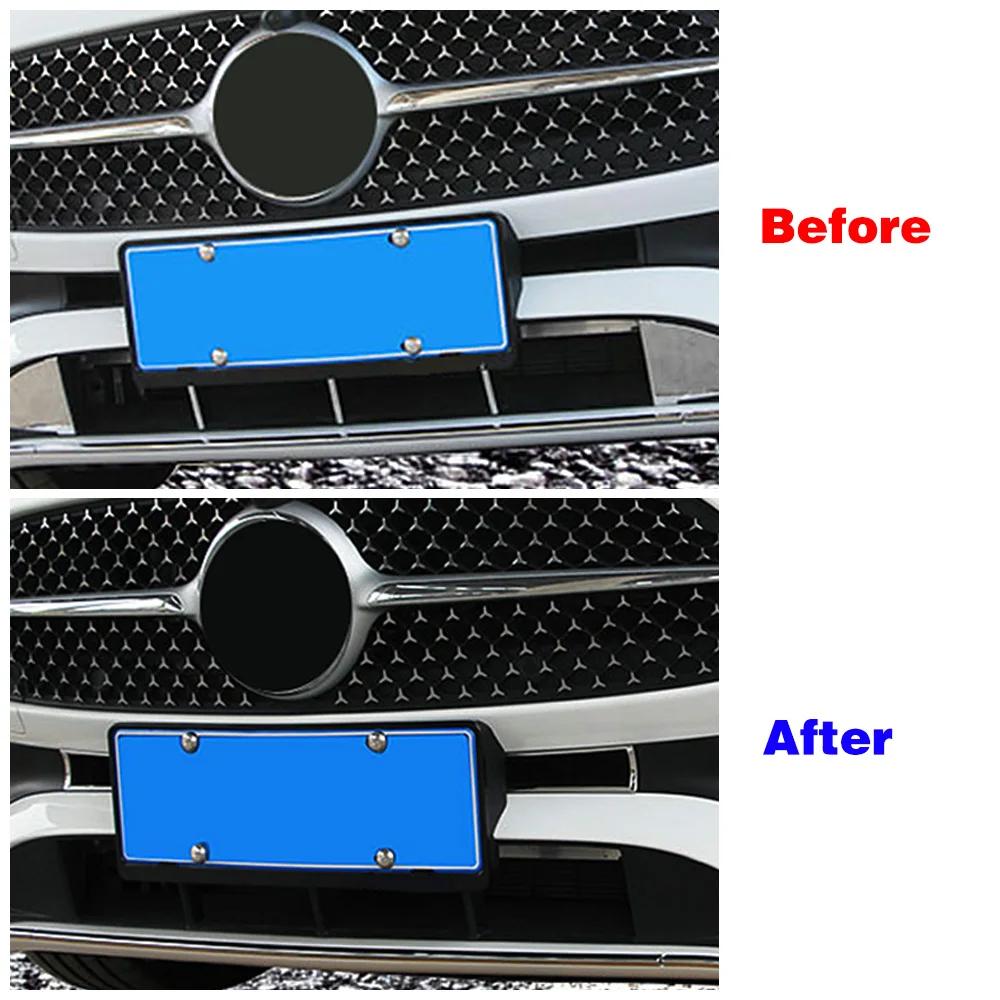 Mercedes Benz C Sınıfı W206 C200 C260 C300 2024 2024 Araç Plaka Hava Giriş Izgarası Çerçeve Kapağı Trim Süsleme Payetli