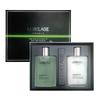 Lebelage Chá verde fresco para cuidados com a pele masculina 2 conjuntos de loção hidratante para presentes