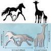 Animal Horse Giraffe Decoration Metal Cutting Dies for Scrapbooking Cutting Embossing Stencils Paper Craft Die