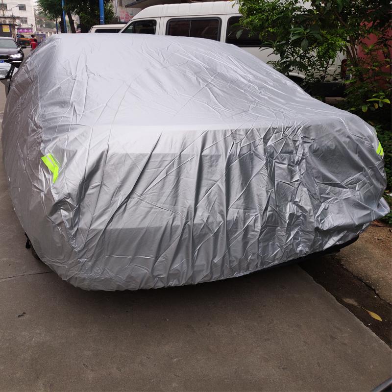 Universele SUV/Sedan Volledige Autohoezen Buiten Waterdicht Zon Regen Sneeuw Bescherming UV Auto Paraplu Zilver S-XXL Autohoeshoes
