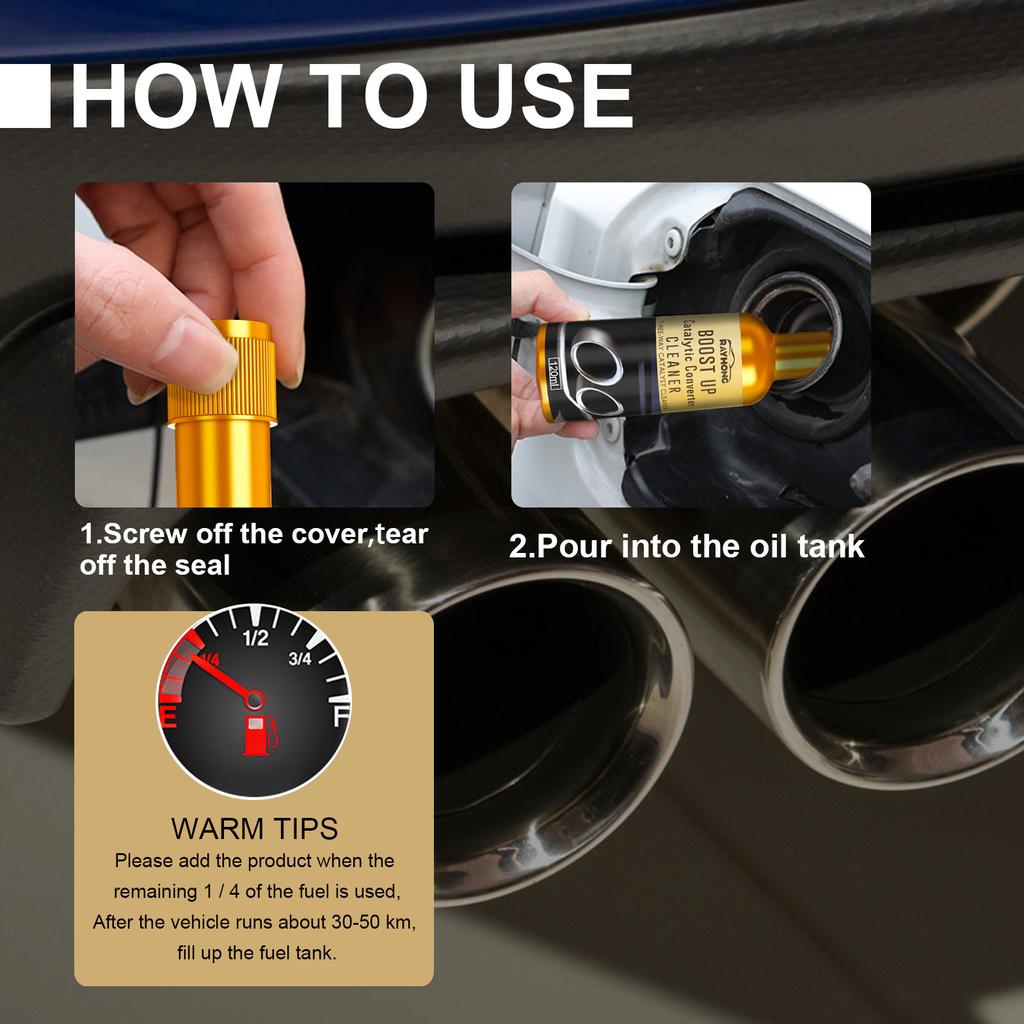 Catalytic Converter Cleaner Car Cleaning Agent for Engine Interior, Catalytic Converter, and Carbon Buildup Removal Without Disassembly