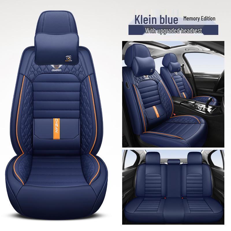 All-Season Universal Full Leather Car Seat Cushion - Available In Four Colors