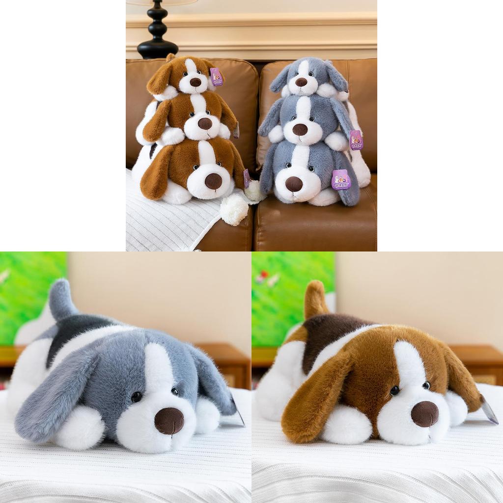 Plush Dog Toy Collection With Pp Cotton Filling For Home Decor And Giftgiving Fun