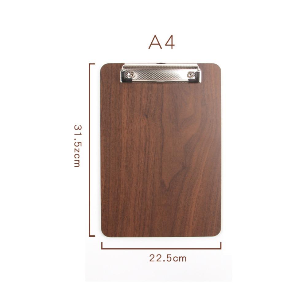 Wooden Clipboard A4/A5 Writing Pad High Quality Menu Contract Clamp Office School