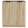 Sideboard In Sonoma Oak Finish 60 X 30 X 70 Cm Engineered Wood