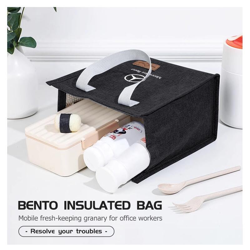 GLC GLB For Mercedes Benz Car Logo Bento Handbag Bag Waterproof Insulated Lunch Bag W202 W212 W126 W140 W168 W177 CLS GLE GLC G