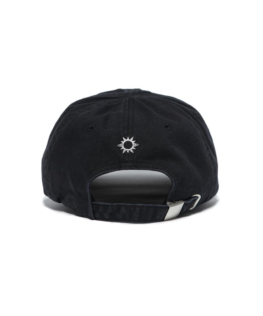 HELLO SUNRISE Washed Og Logo Ball Cap_Black