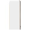 Hanging Cabinet Smoked Oak 60 X 31 X 80 Cm Wood Based Material