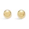 [D2606] - Gold Plated 'Balls' Earrings - 4 Mm
