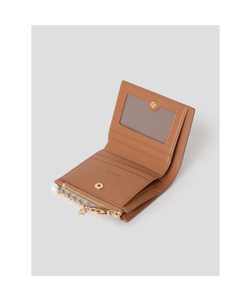 Beanpole Accessory Lucy Zipper Foldable Wallet - Brick