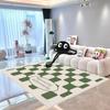 Black White Plaid Carpet for Living Room Modern Beige Soft Large Area Rug Home Decoration Bedroom Floor Mat