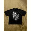 Unisexs Gothic Skull Printed Tshirt  YK Street Style Unisexs Tshirt Summer New Style Unisex Casual Tshirt
