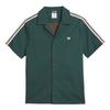 X CLOT Bowling Shirt Green/Brown Unisex Tops JP3870