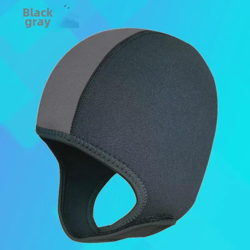 Unisex 3mm Diving Caps: Warm, Cold-Proof, Sunscreen, Quick-Drying Headgear for Surfing, Snorkeling, and Winter Swimming.