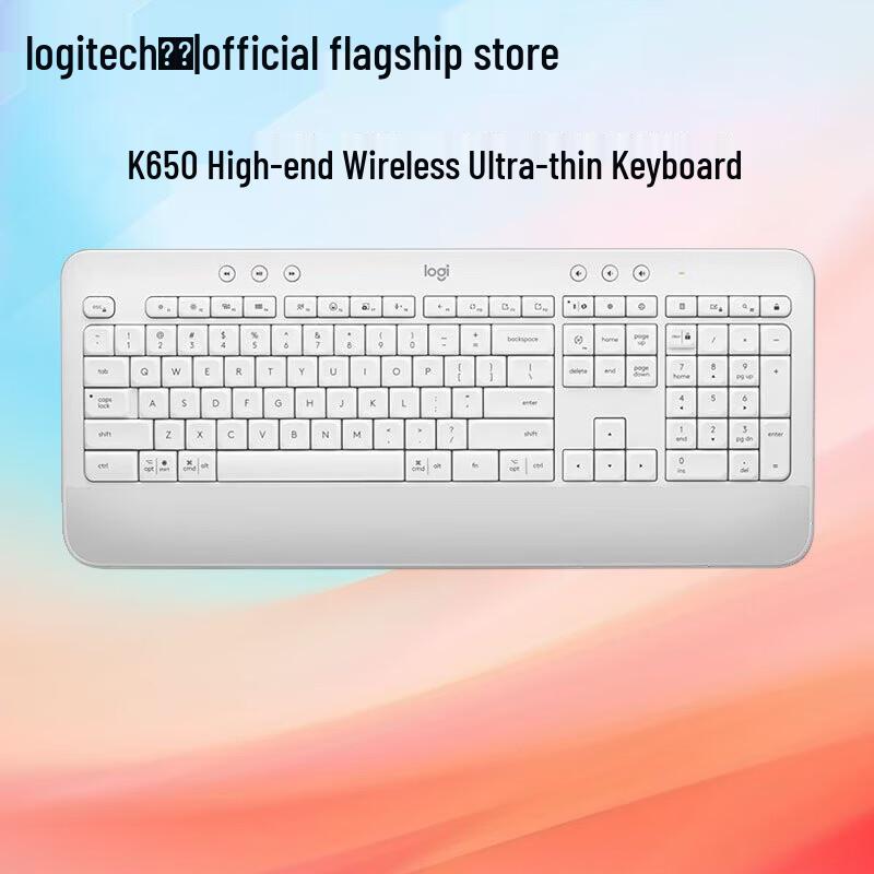 Logitech K650 Drahtlose Bluetooth-Tastatur