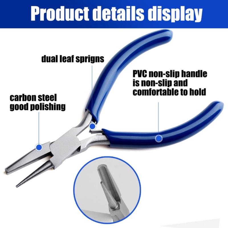 Beading and Wire Wrapping Pliers Practical Jewellery Pliers Set Compact Jewelry Crafting Pliers for Enthusiasts