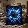 Sheffield Wednesday Football Print Flannel Blanket Soft Warm Sofa Bed Throw Blanket For Home Office Bedroom
