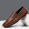 New Arrival Mens Loafers Comfy Leather Casual Shoes Handmade Moccasins Men Comfortable Driving Shoes Leisure Walk Male Footwear