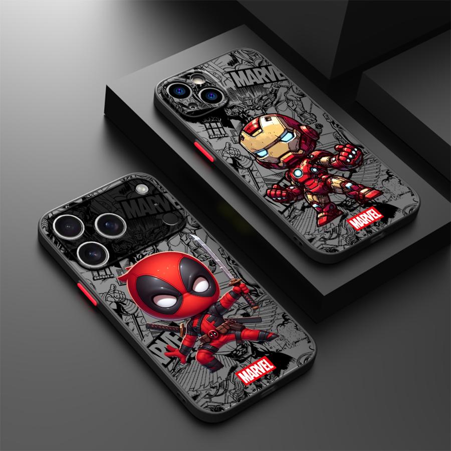 Case for iPhone 17 Pro Max 7 8 SE 16 Plus 13 Mini 14 12 11 15 17e Air XS XR Back Phone Cover Deadpool And Wolverine