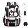 Lässiger Schulranzen Animation My Hero Academia Peripherie Druck Große Kapazität Mittelschüler USB Rucksack