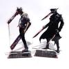 Grandininis pjūklas 15CM Man Anime figūrėlė Denji Power Akrilinis stovas Modelis DIY Dekoracija Stovintis ženklas Suaugusiųjų kolekcija Žaislas Darbalaukio ornamentas