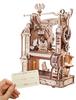 ROKR 3D Puzzle Impressive Mechanical Wooden 3D Puzzle with Movable Stamp Craft DIY Time Educational Gift for New Celebration Birthday Christmas Gift