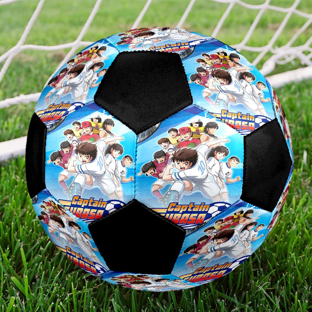 Soccer Ball Colorful Machine Stitched PVC Size 5 Team Training Competition Ready Durable High-Bounce Cool Sports Gift