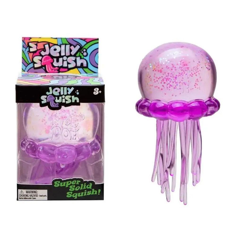Hot Confirmed Needoh Fuzz Ball Jellyfish Squishy Stress Relief Anti-Anxiety Squeeze Toy Party Prop Gift Present