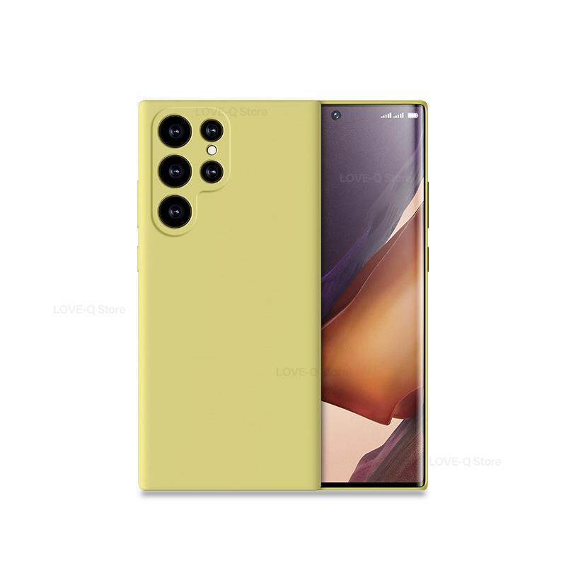 For S25 Ultra Plus Case Luxury Liquid Silicone Soft TPU Cover For Samsung Galaxy S25 S24 S23 S22 Plus S25 Ultra S25Ultra Phone Cases