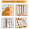 5/10M Self Adhesive Weather Strips Rubber Draught Excluder Foam Window Door Seal Strip