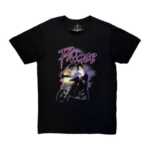 Prince Unisex Erwachsenen Purple Rain Logo Umriss T-Shirt