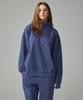 KITTY POTTERY Pigment Embroidered Anorak Zip-Up Sweatshirt Navy