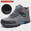 Heren High-Top Outdoor Hiking & Hardloopschoenen - Herfst/Winter Warme Fluwelen Trendy Sneakers