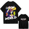2026 New ONE PIECE Zoro Luffy Gear 5 Printed Shortsleeved Cotton Tshirt Summer Tide Pure Cotton Unisex Clothing