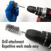 6Pcs Stainless Steel Drilling Brush Twisted Wire Stainless Steel Cleaning Brushes For Electric Drill Impact Tool Cleaning