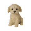 Ubia Poodle de Brinquedo Sentado (ampla) 14.5 x 11.5 x 16.5 cm Boneca Estatueta Ornamento Animal Decoração de Jardim Cão H13344