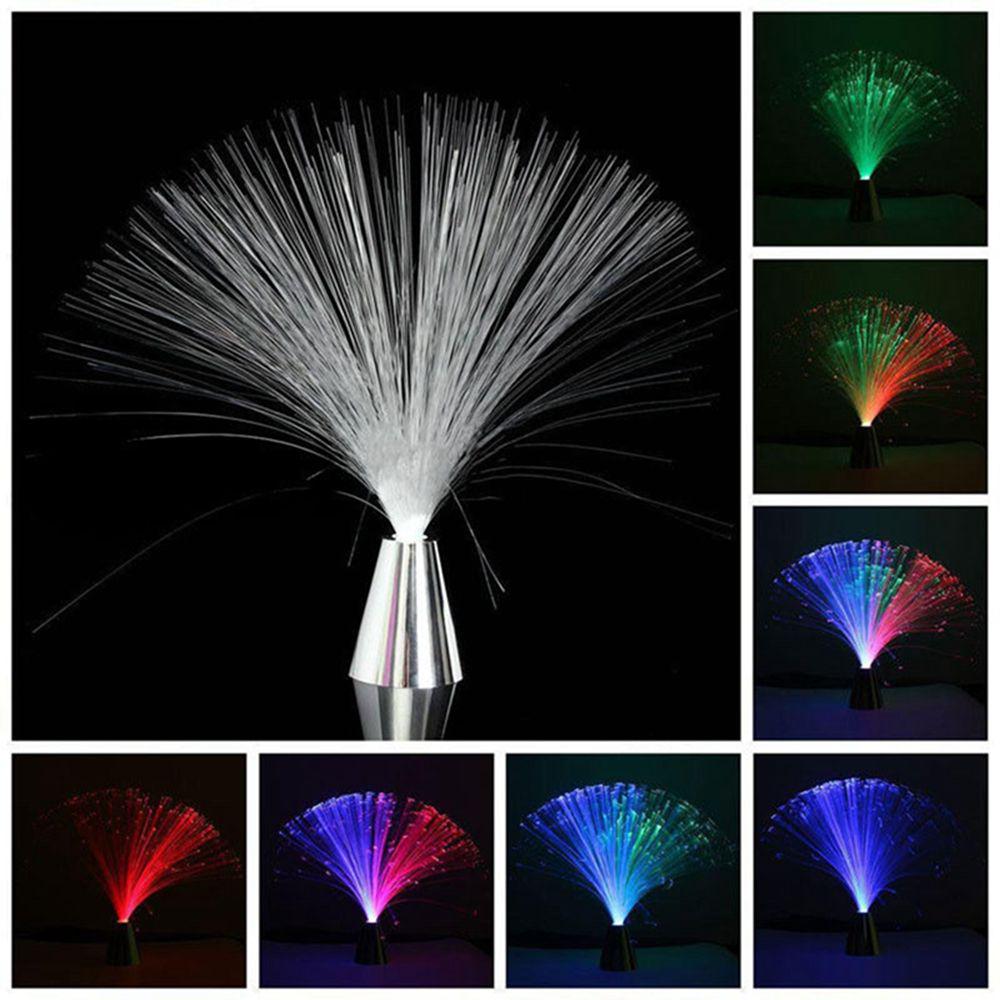 Cute Beautiful Holiday Decoration Star LED Light Fiber Optic Lamp Starry Multi Color Changing