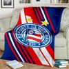 Fc Crest Design Printed Throws Blanket Soft Flannel Blankets for Couch Bed Gifts for Men Women Picnic Blanket Christmas Gifts