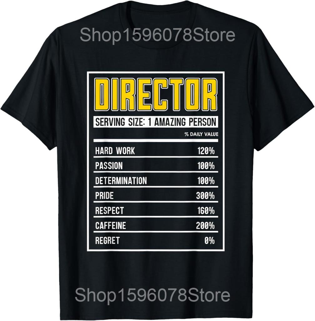 Because Im The Director Thats Why Filmmaker Writer T Shirts Men Humor Streetwear Tee Short Sleeve Unisex Loose Clothing